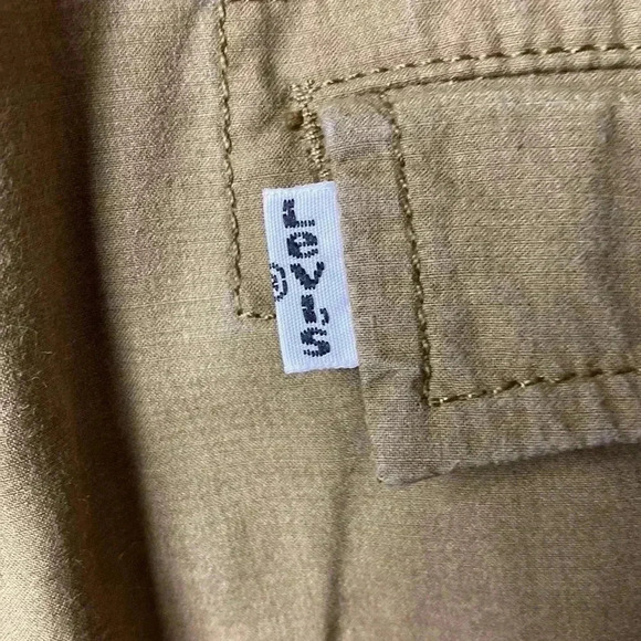 LEVI STRAUSS & CO TWO HORSE BRAND MENS SIZE 42 SHORTS GREENISH BROWN COLOR - Picture 8 of 13